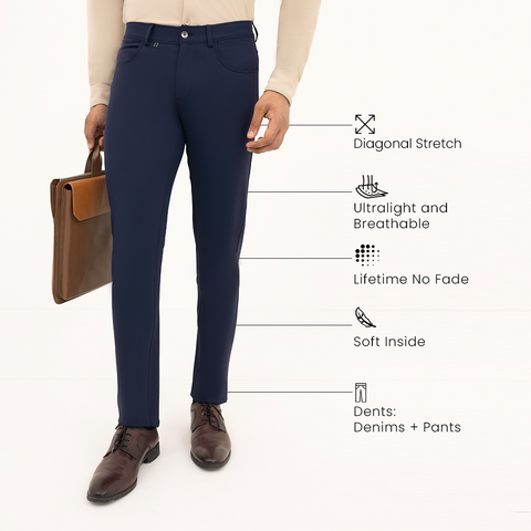 Solid Navy Work-Dents