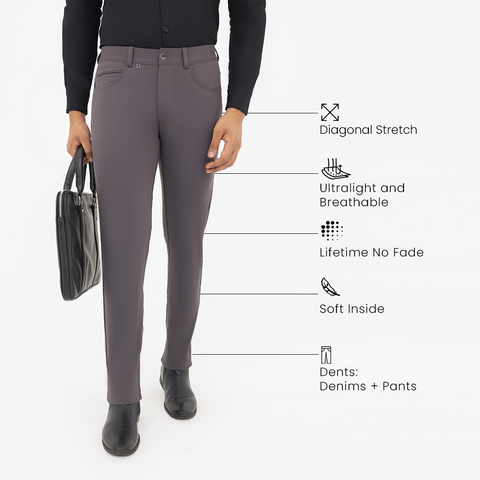 Fossil Grey Work-Dents