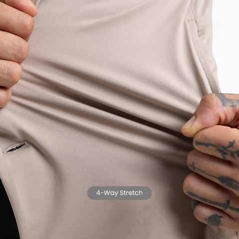 Beige Workday Shacket