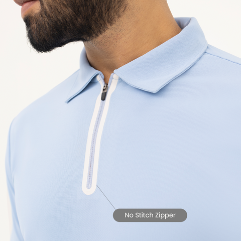 Ice Blue Startup Work-Polo