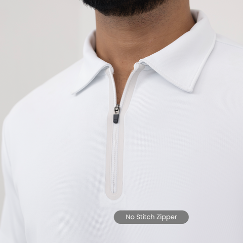 White Startup Work-Polo