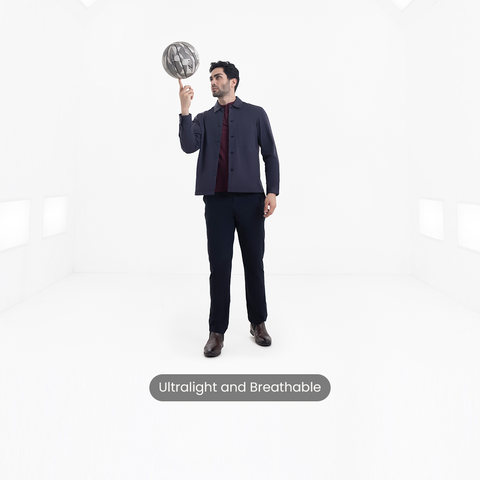 Navy Workday Shacket