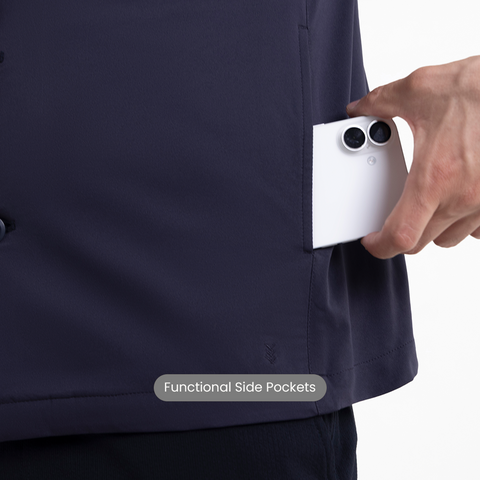 Navy Workday Shacket