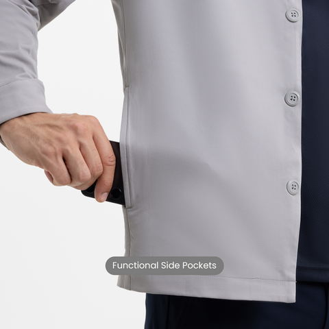 Grey Workday Shacket