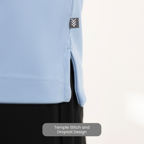Ice Blue Startup Work-Polo