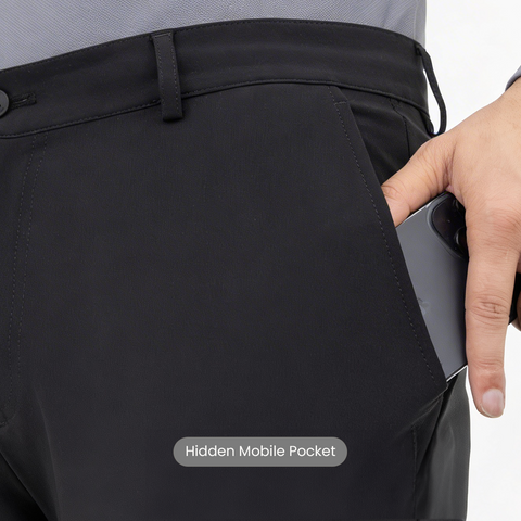 Solid Black Executive WorkPants