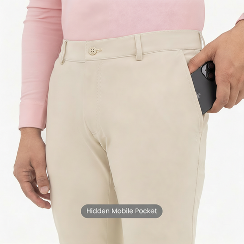 Beige Executive WorkPants