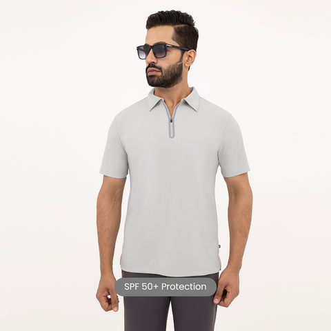 Steel Grey Startup Work-Polo