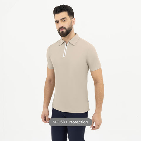 Beige Startup Work-Polo