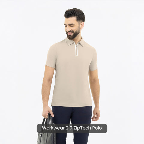 Beige Startup Work-Polo