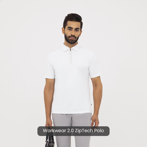 White Startup Work-Polo