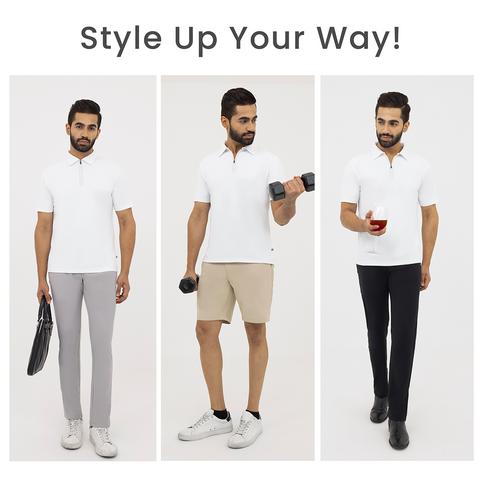 White Startup Work-Polo