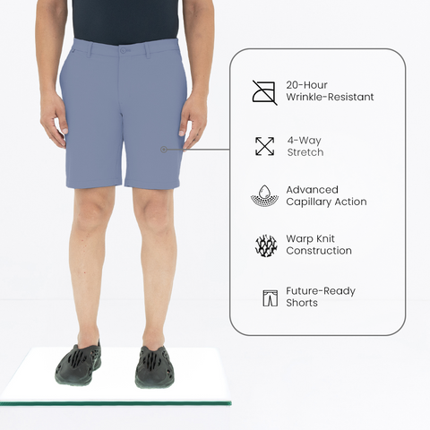 Metal Blue 2035 Work Shorts