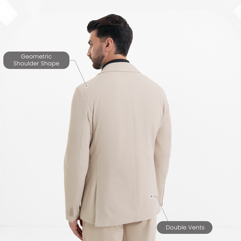 Beige 2035 Work Suit