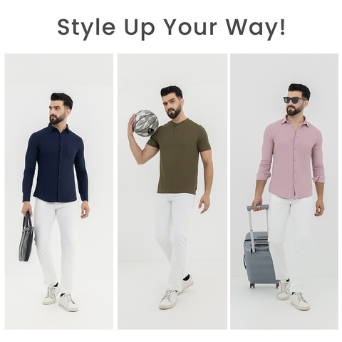 Solid White Winter Work Jeans