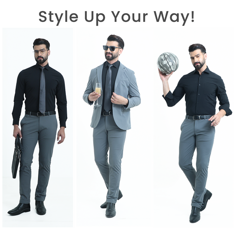 Classic Black Boardroom Shirt