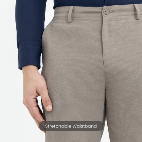 Beige Air Work Pants