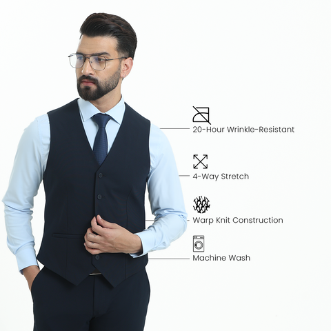 Navy 2035 Workday Waistcoat