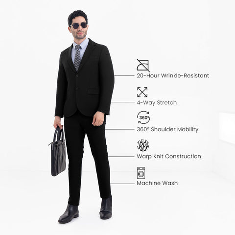 Black 2035 Work Suit