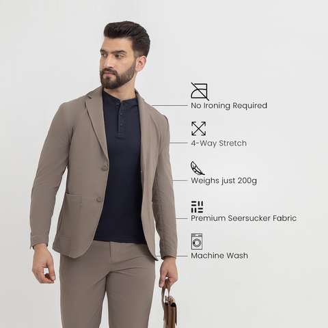 Beige Air Work Blazer