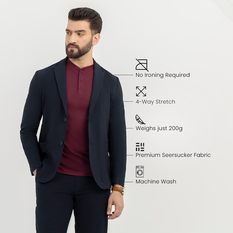 Navy Air Work Blazer