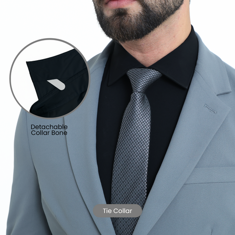 Classic Black Boardroom Shirt