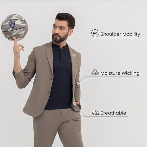 Beige Air Work Blazer