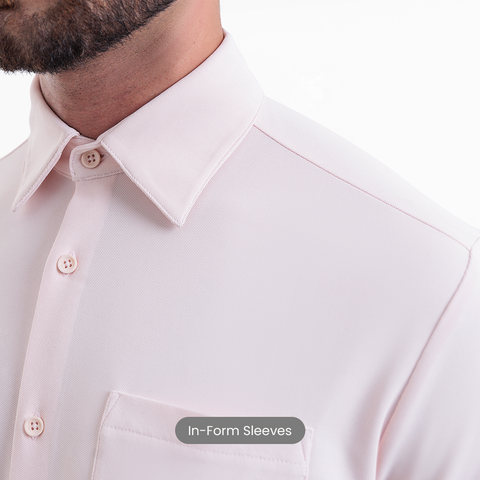 Prime Rose Workday Shirt with Tie Collar