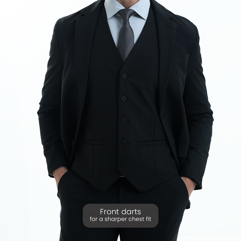 Black 2035 Workday Waistcoat