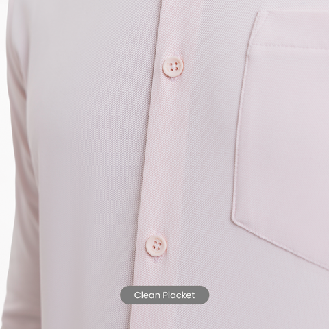 Prime Rose Workday Shirt with Tie Collar