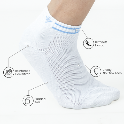 7-Day No Stink Work Socks (Pack of 4)