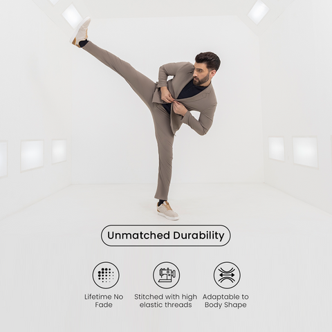 Beige Air Work Pants