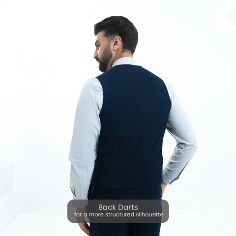 Navy 2035 Workday Waistcoat