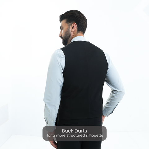 Black 2035 Workday Waistcoat