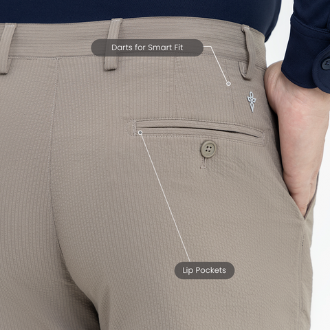 Beige Air Work Pants