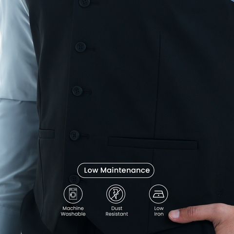 Black 2035 Workday Waistcoat