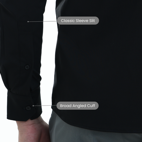Classic Black Boardroom Shirt