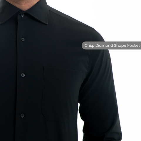 Classic Black Boardroom Shirt