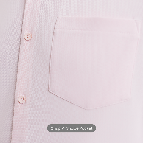 Prime Rose Workday Shirt with Tie Collar