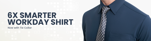 Workday Shirt with Tie Collar