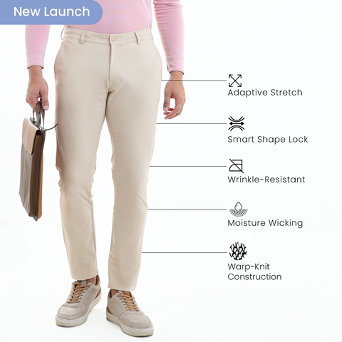 Beige Executive WorkPants