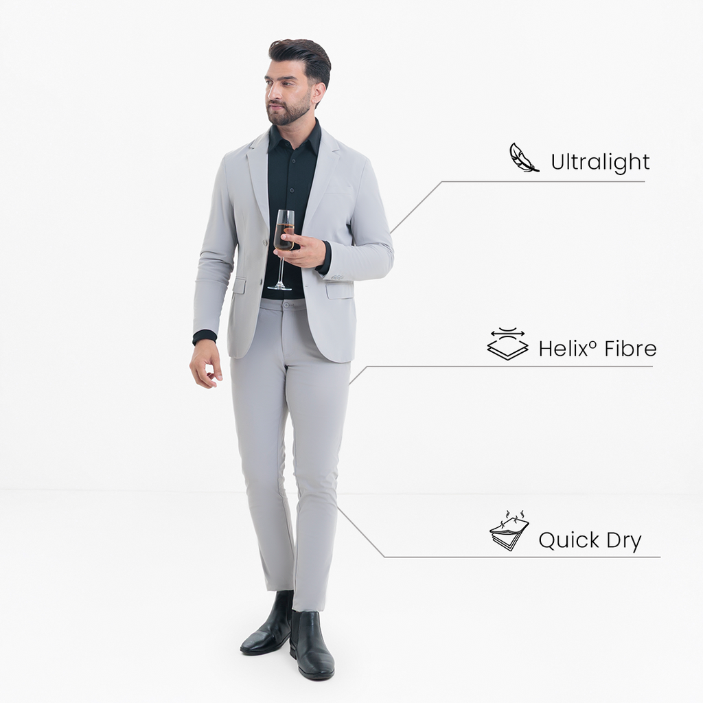 Light Grey 2035 Work Suit – Harfun.in