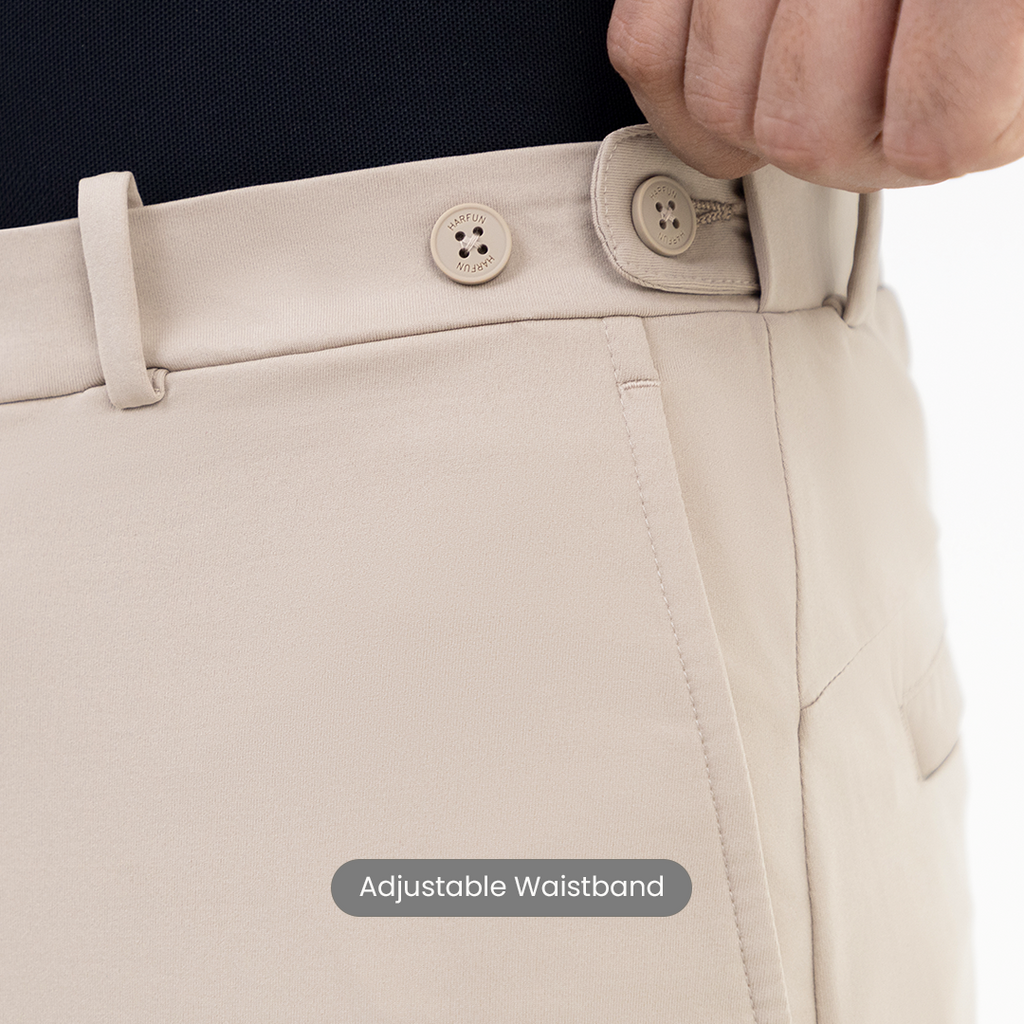Deep Beige Tech Chinos – Harfun.in