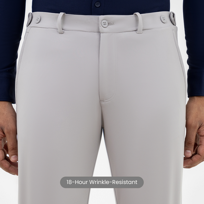 Ash Grey Tech Chinos – Harfun.in