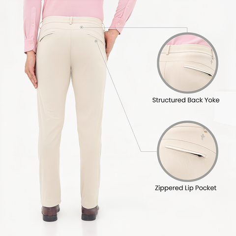 Beige Executive WorkPants
