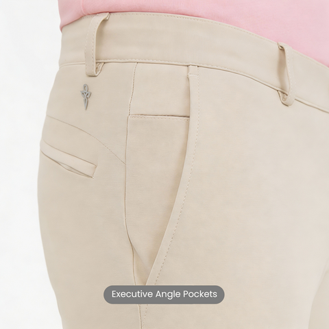 Beige Executive WorkPants
