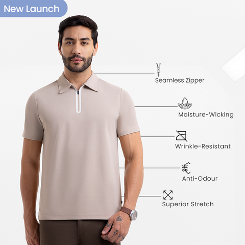 Beige Startup Work-Polo