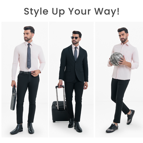 Prime Rose Workday Shirt with Tie Collar