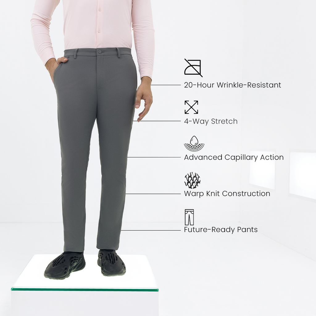 Dark Grey 2035 Workday Pants – Harfun.in