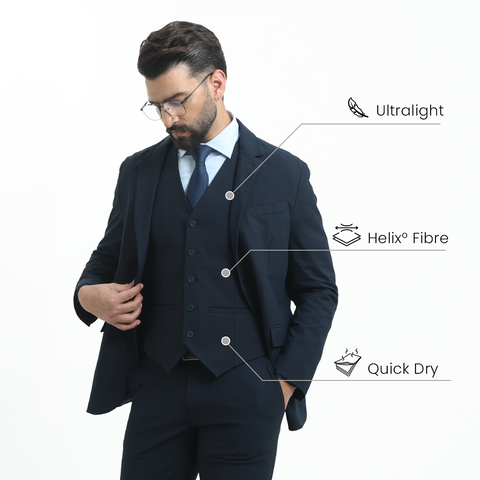 Navy 2035 Workday Waistcoat